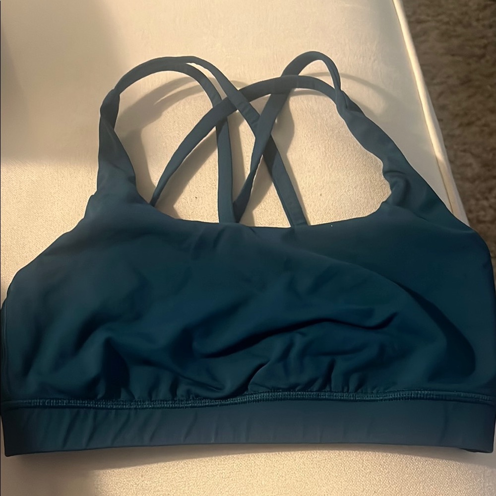 Lululemon Teal Sports Bra Sz. 6